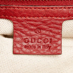 Gucci Bamboo Shopper Leather Satchel (SHG-37607)