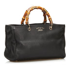 Gucci Bamboo Shopper Leather Satchel (SHG-dP6JxK)