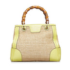 Gucci Bamboo Shopper Raffia Satchel (SHG-PexXRK)