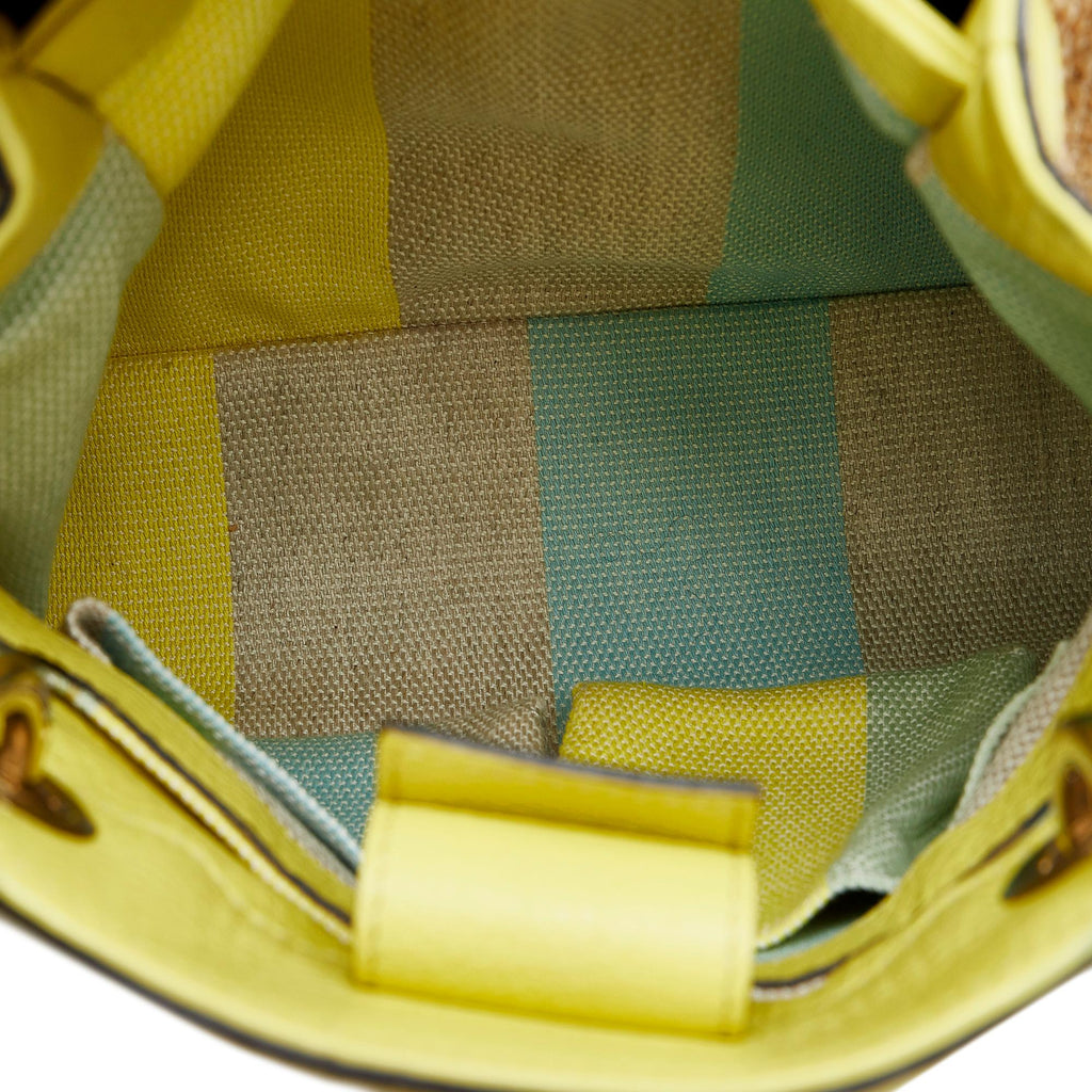 Gucci Bamboo Shopper Raffia Satchel (SHG-PexXRK)