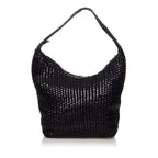 Gucci Bamboo Weaved Leather Shoulder Bag (SHG-31075)
