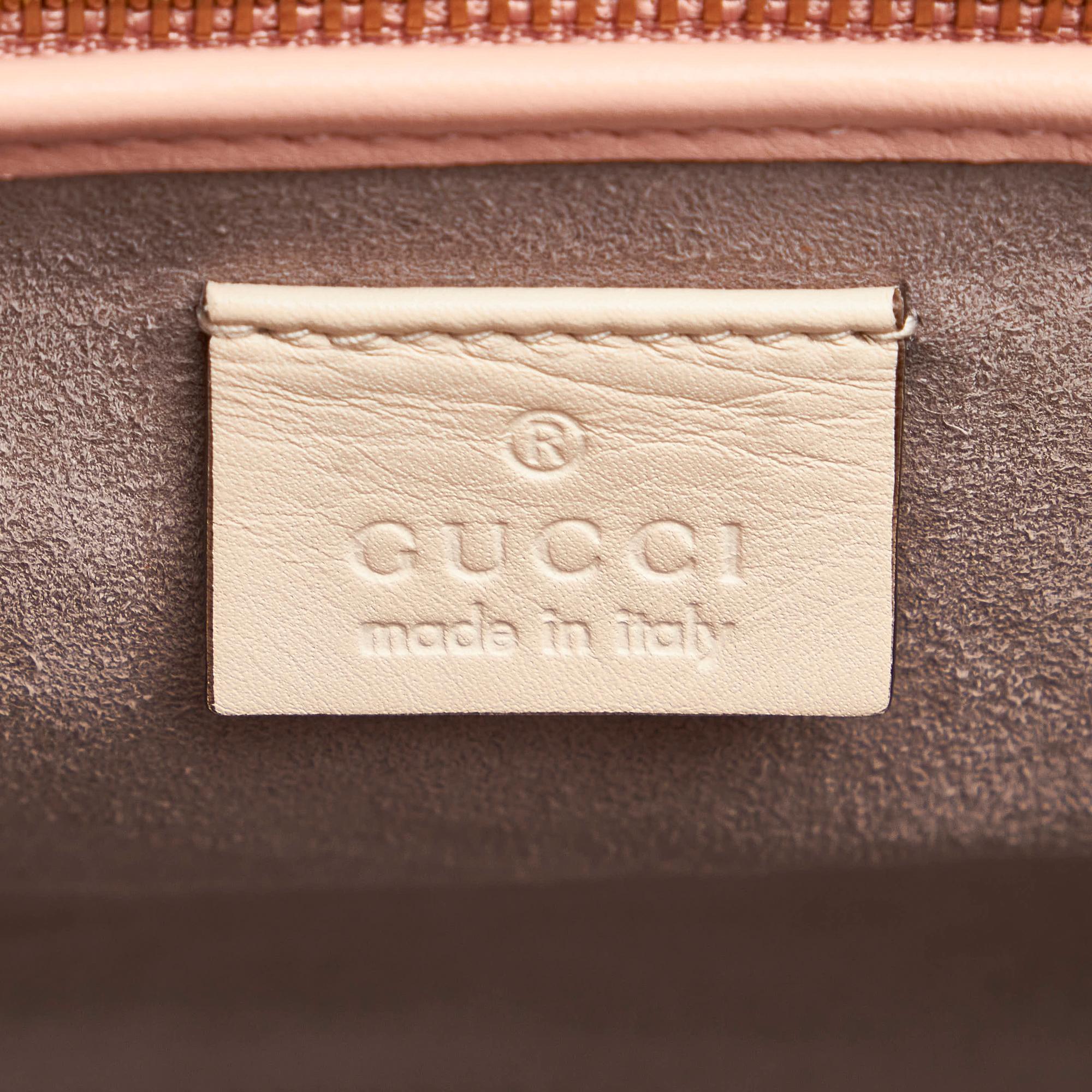 Gucci Bamboo Web Leather Satchel (SHG-29875)
