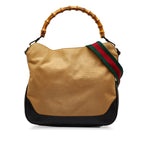 Gucci Bamboo Web Satchel (SHG-67Artc)