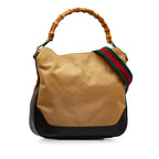 Gucci Bamboo Web Satchel (SHG-67Artc)