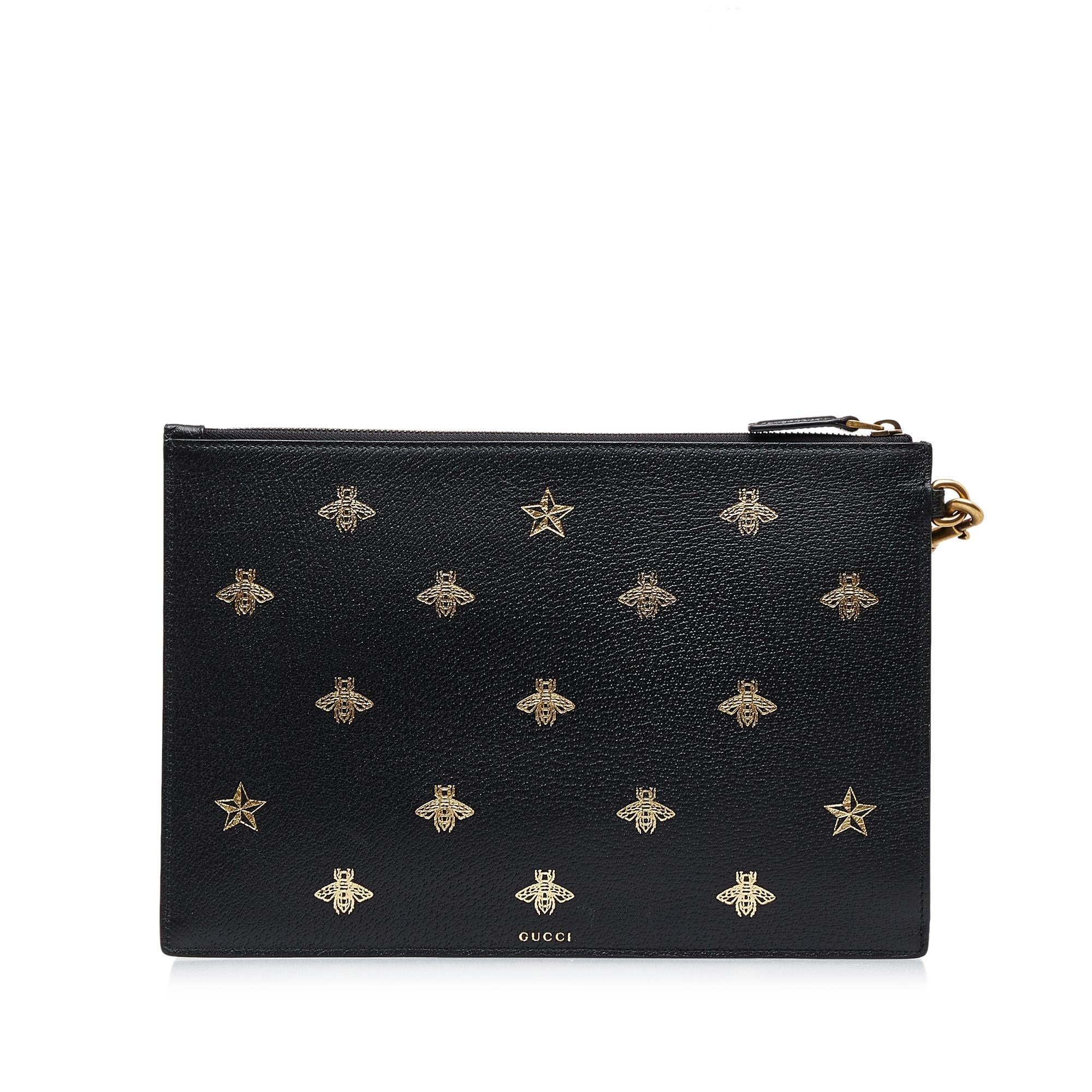 Gucci Bee Star Clutch (SHG-AF5WVQ)