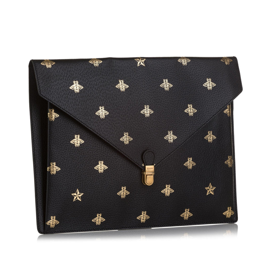 Gucci Bee Star Envelope Portfolio (SHG-ssbcCg)
