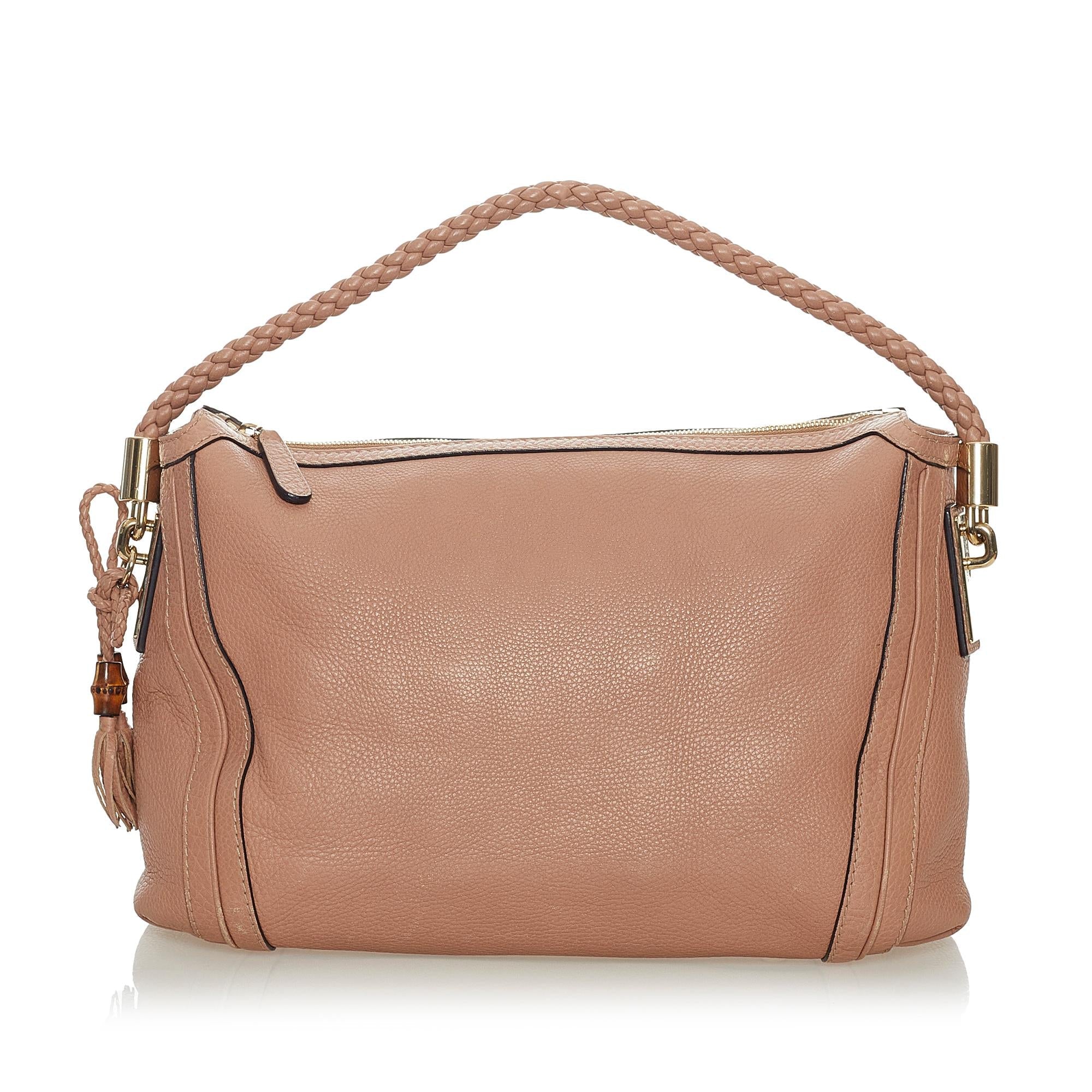 Gucci Bella Leather Tote Bag (SHG-28107)