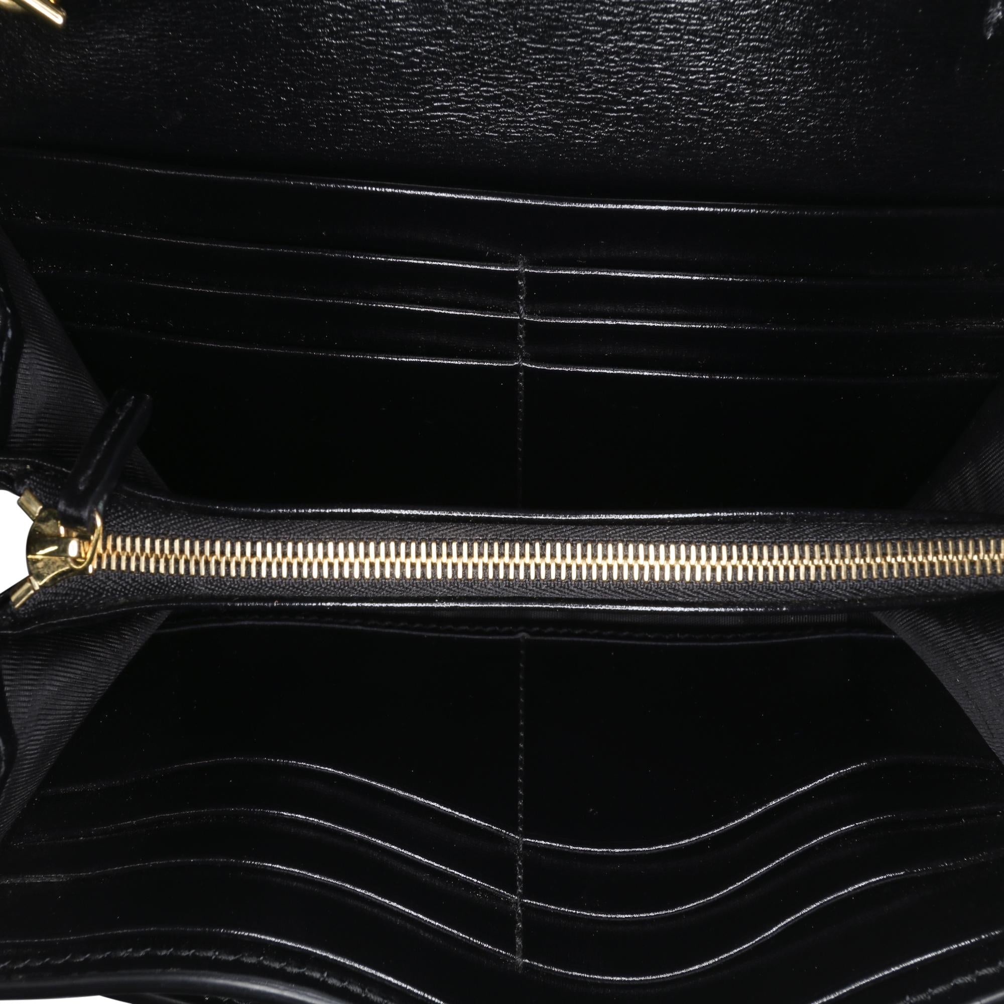 Gucci Bicolor Calfskin Jackie 1961 Wallet On Chain