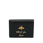 Gucci Blind For Love Animalier Bee Compact Wallet (SHG-29koT0)