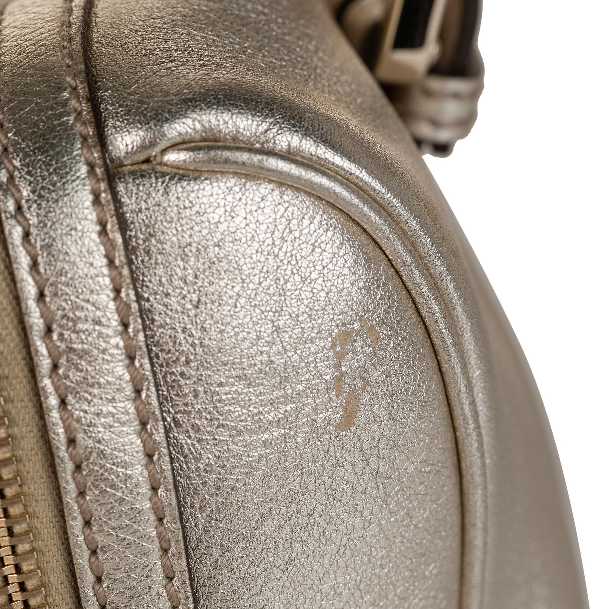 Gucci Britt Leather Boston Bag (SHG-34948)