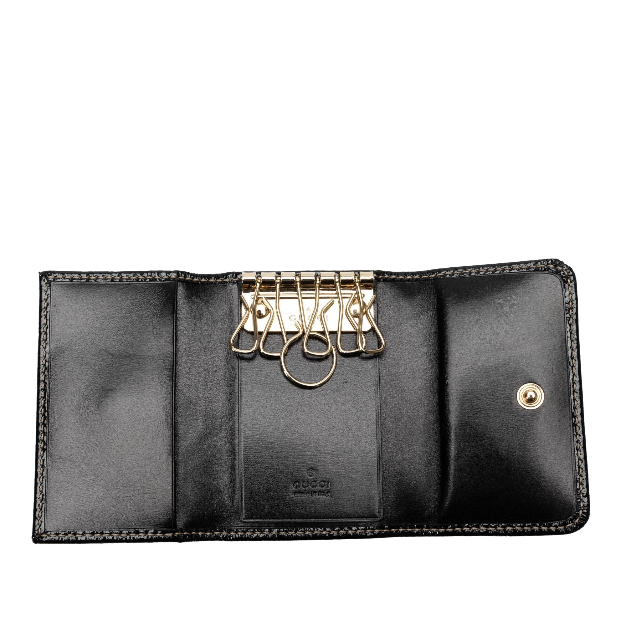 Gucci Britt Leather Key Holder