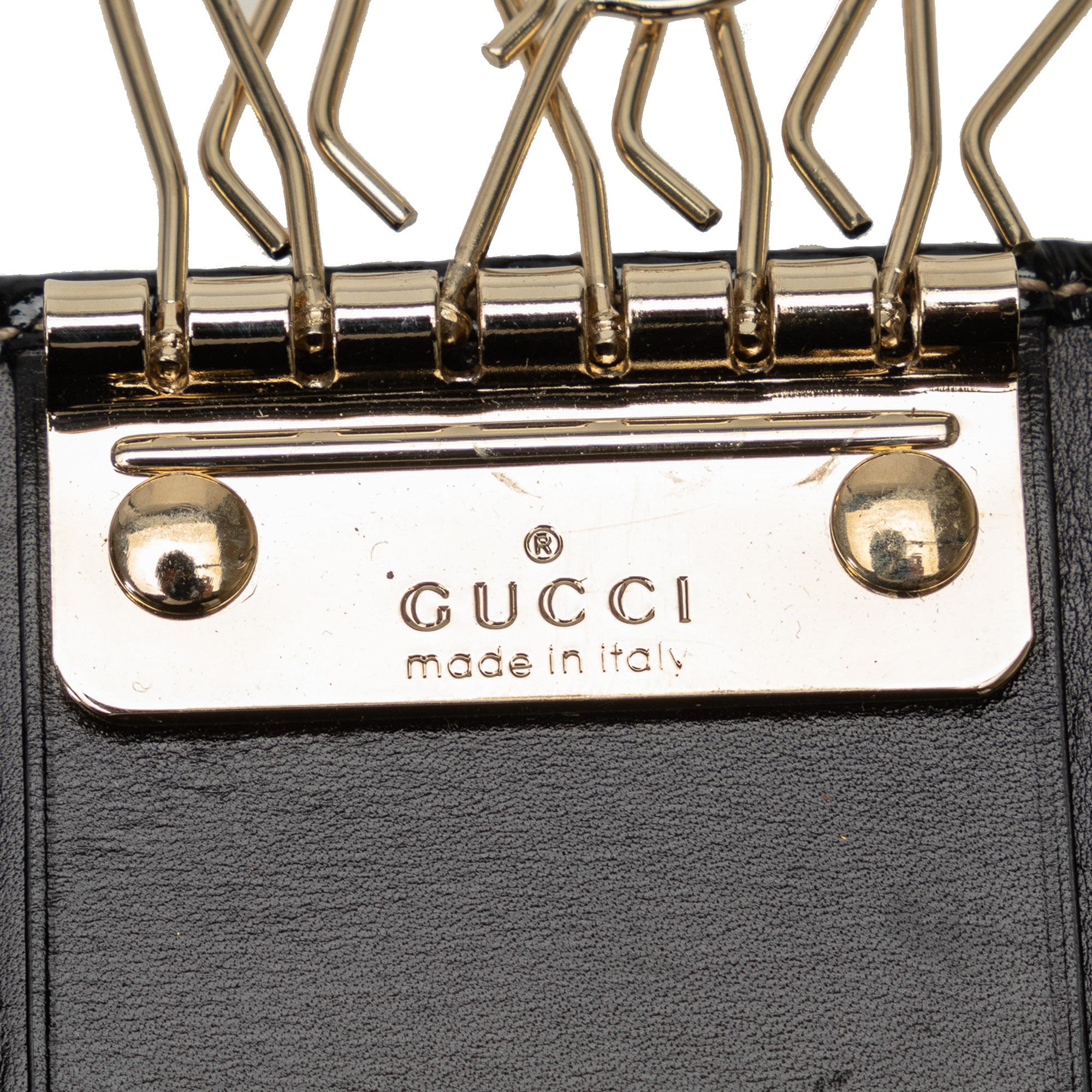 Gucci Britt Leather Key Holder