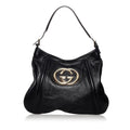 Gucci Britt Leather Shoulder Bag (SHG-30002)