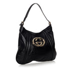 Gucci Britt Leather Shoulder Bag (SHG-30002)