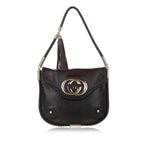 Gucci Britt Leather Shoulder Bag (SHG-31058)