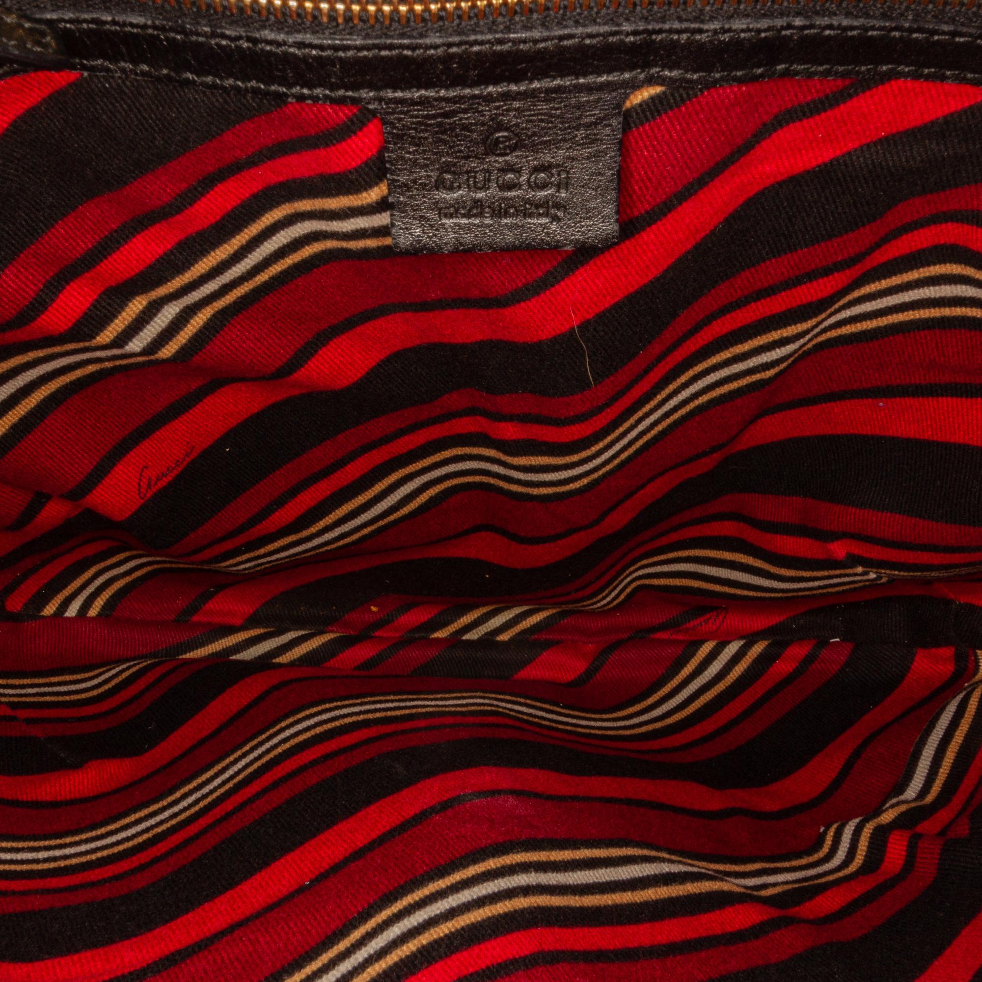 Gucci Britt Leather Shoulder Bag (SHG-31058)