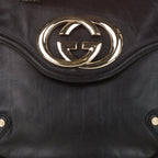 Gucci Britt Leather Shoulder Bag (SHG-31058)