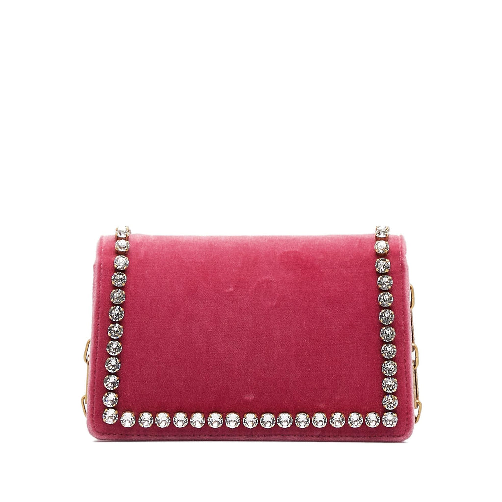 Gucci Broadway Velvet Crossbody Bag (SHG-VjDGrg)