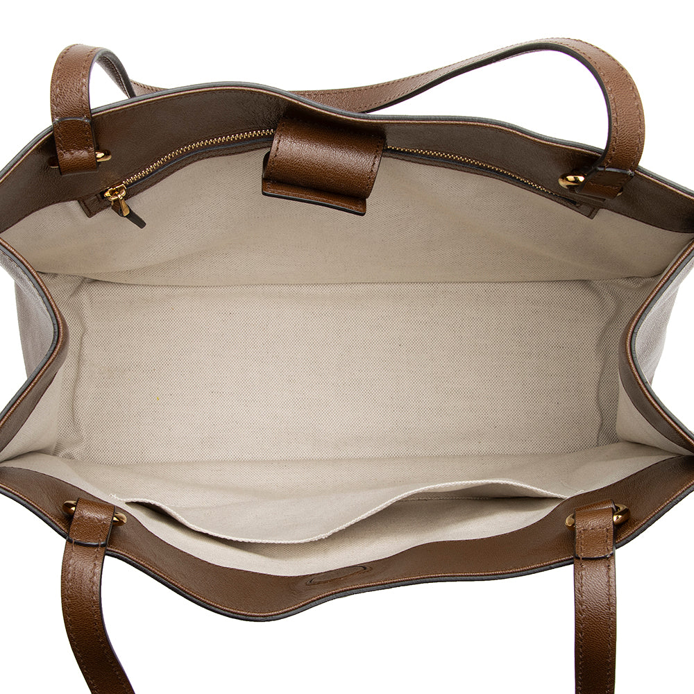 Gucci Calfskin 1955 Horsebit Tote (SHF-18048)