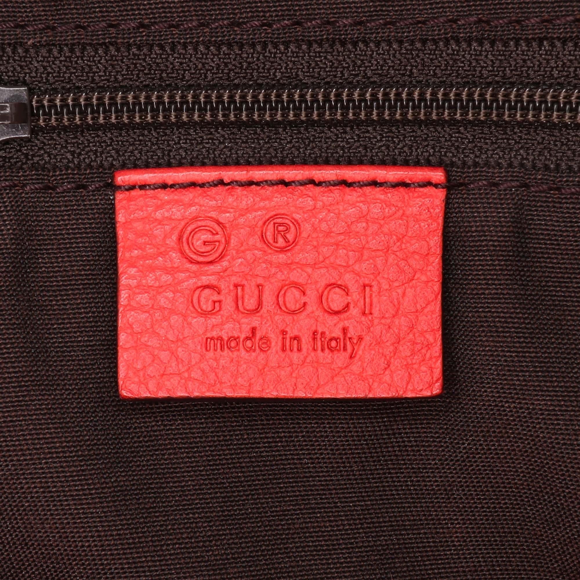 Gucci Calfskin Abbey D Ring Tote