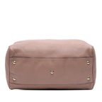 Gucci Calfskin Bamboo Shopper Boston Bag