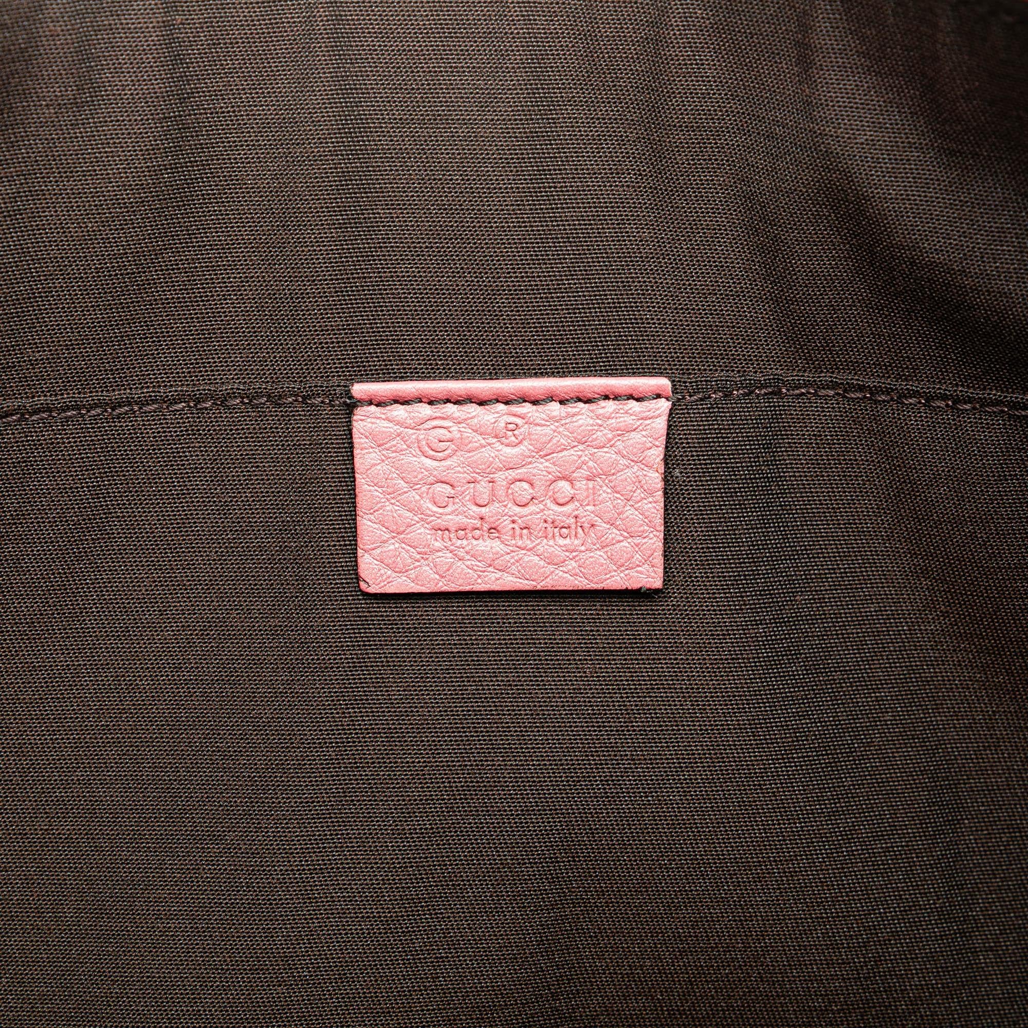 Gucci Calfskin Bamboo Tassel Clutch