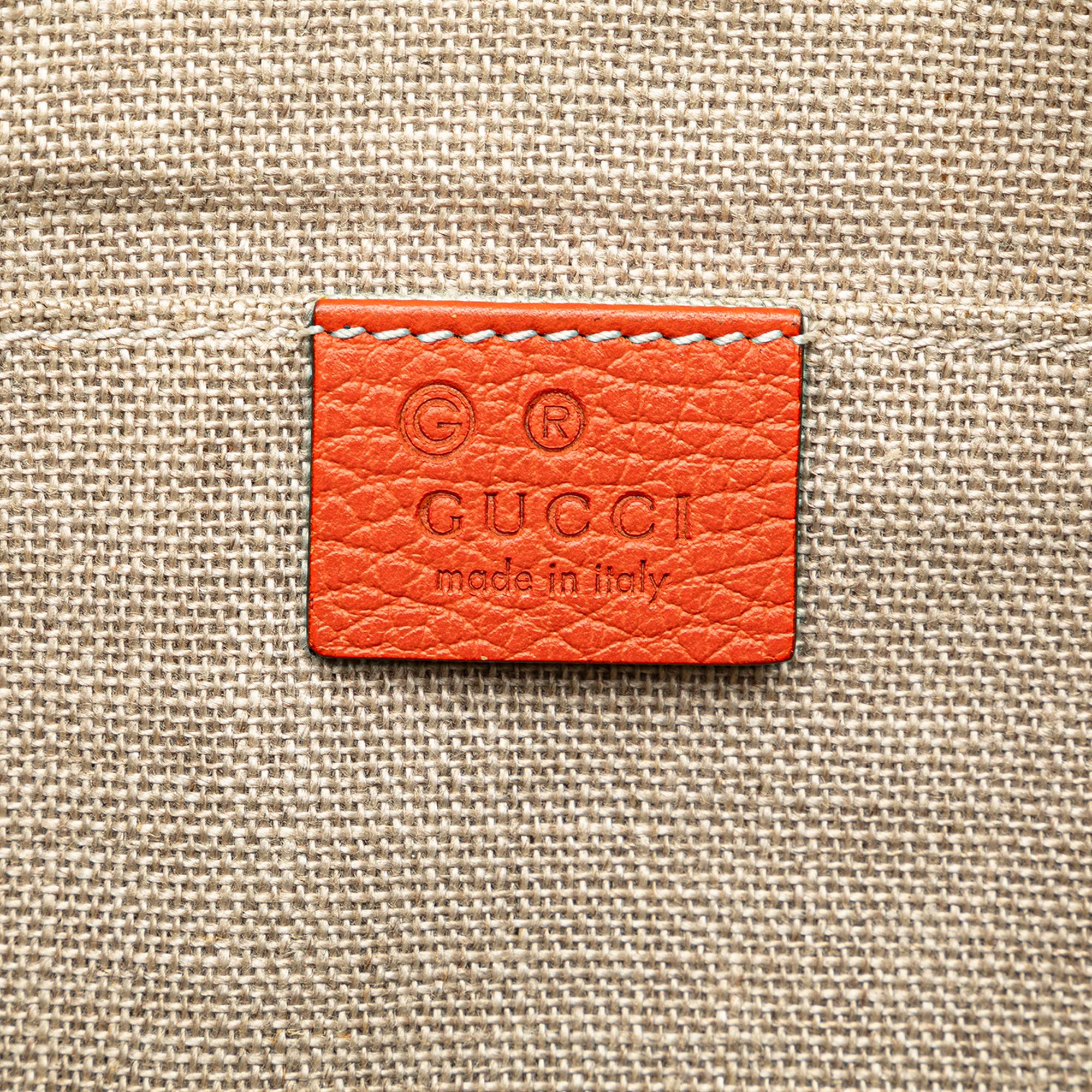 Gucci Calfskin Bamboo Tassel Clutch