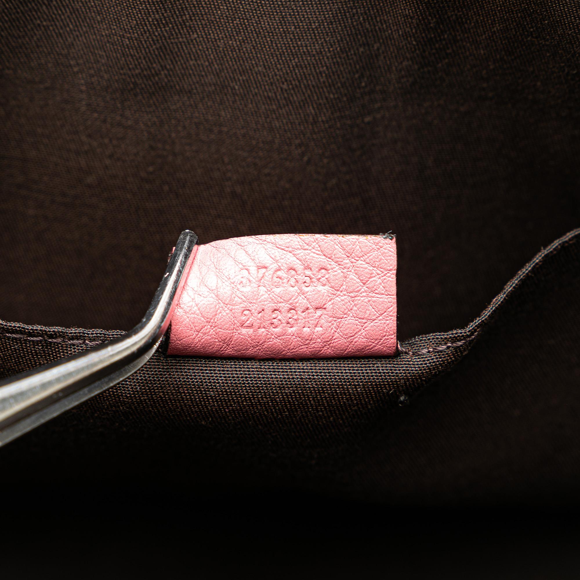 Gucci Calfskin Bamboo Tassel Clutch