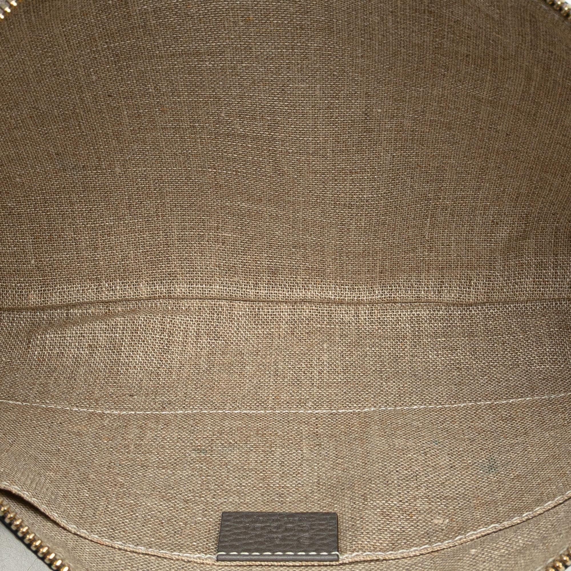Gucci Calfskin Bamboo Tassel Clutch