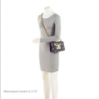 Gucci Calfskin Bee Star Padlock Small Shoulder Bag