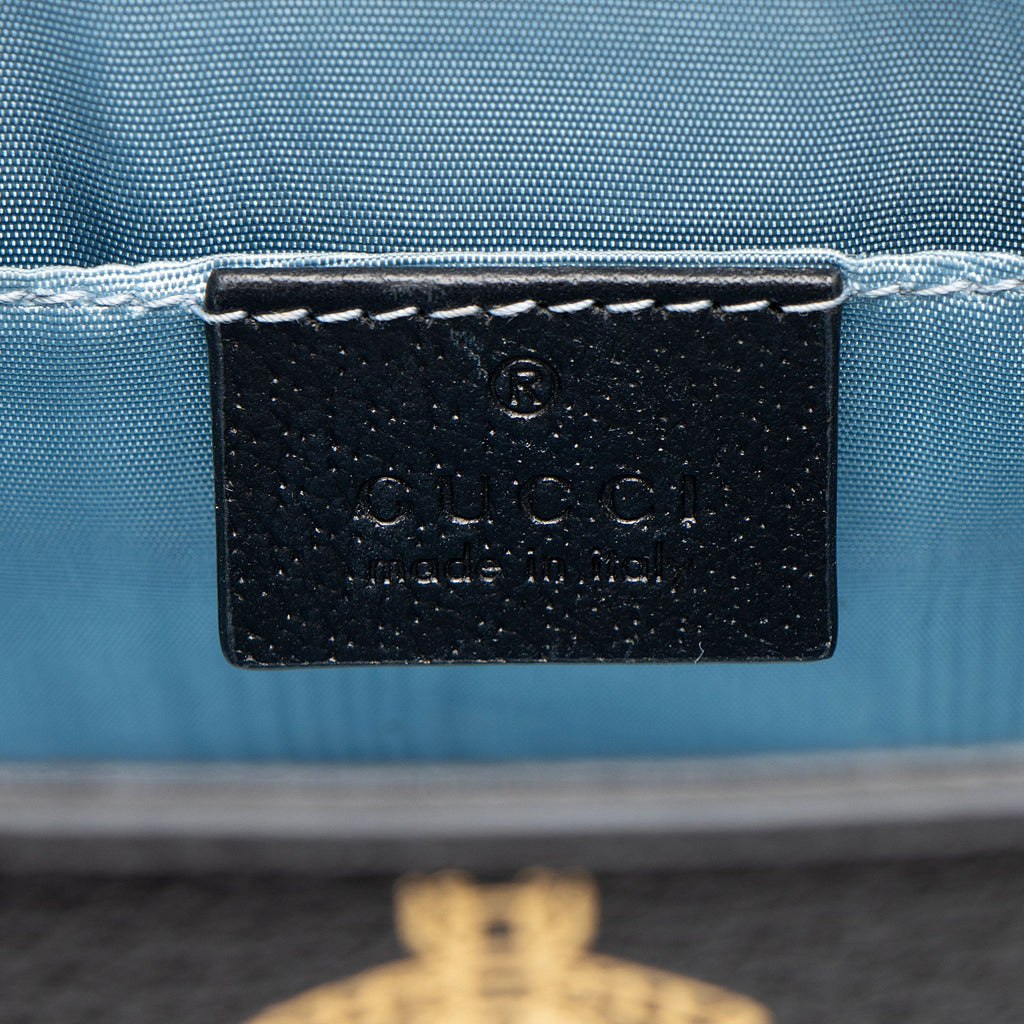 Gucci Calfskin Bee & Star Sylvie Mini Top Handle