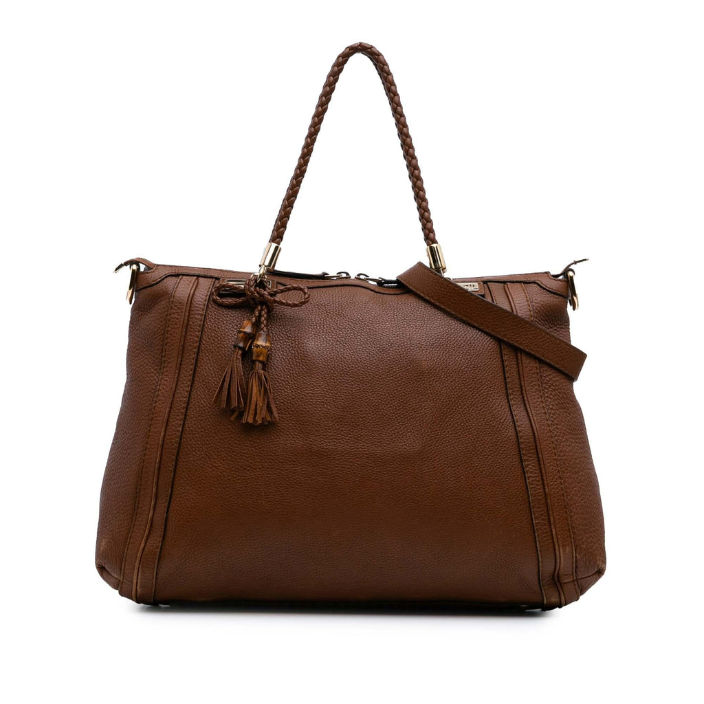 Gucci Calfskin Bella Satchel