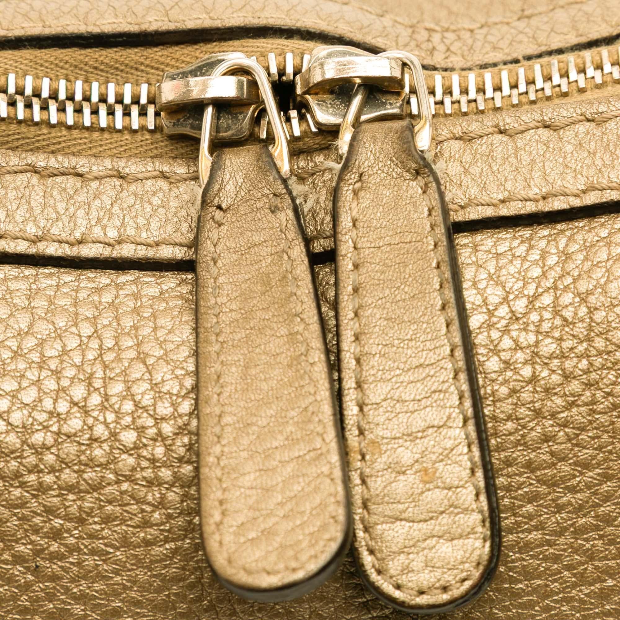 Gucci Calfskin Bella Satchel