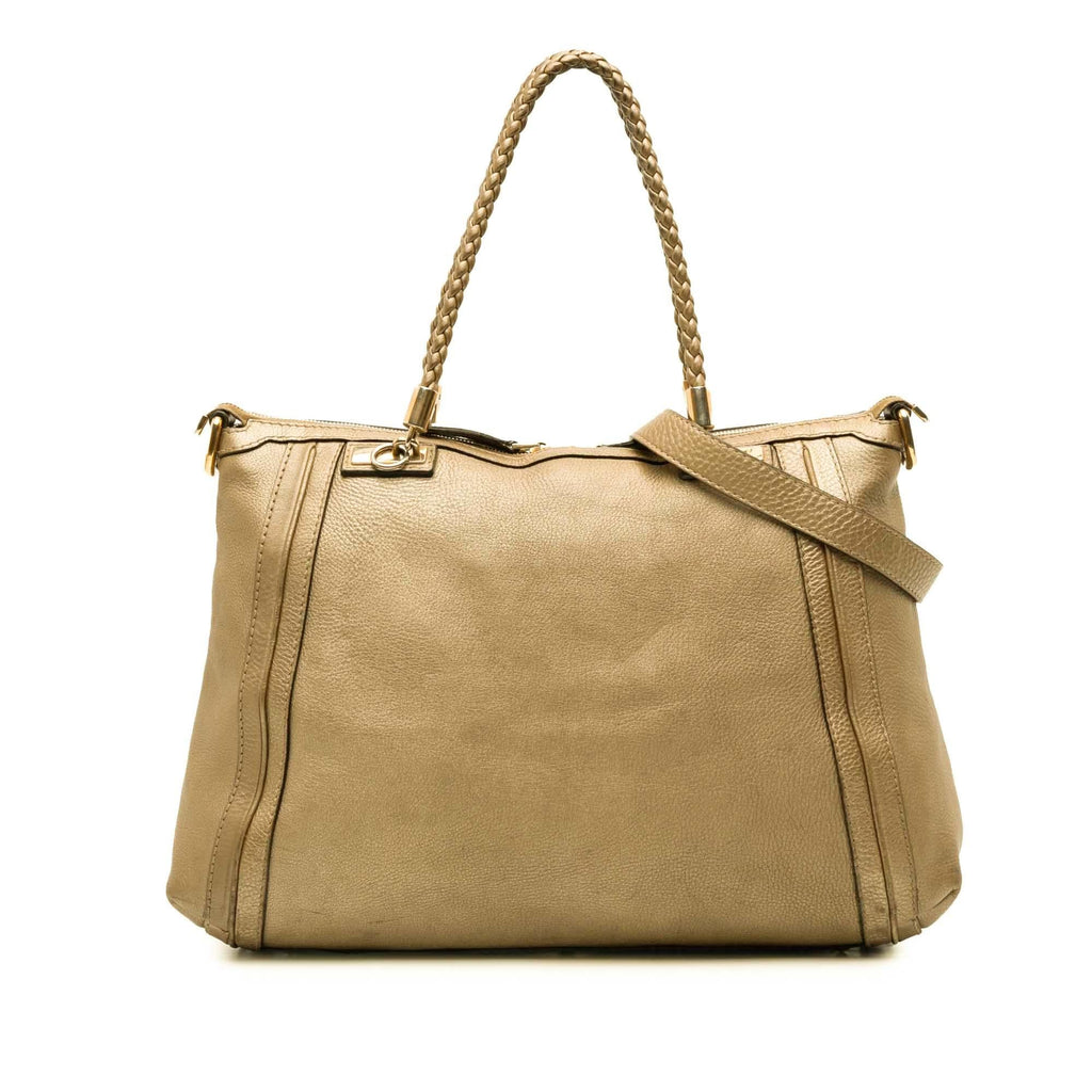 Gucci Calfskin Bella Satchel