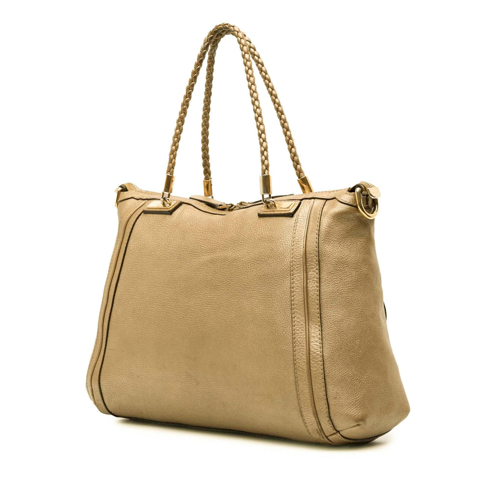 Gucci Calfskin Bella Satchel