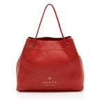 Gucci Calfskin Braided Handle Large Gifford Tote