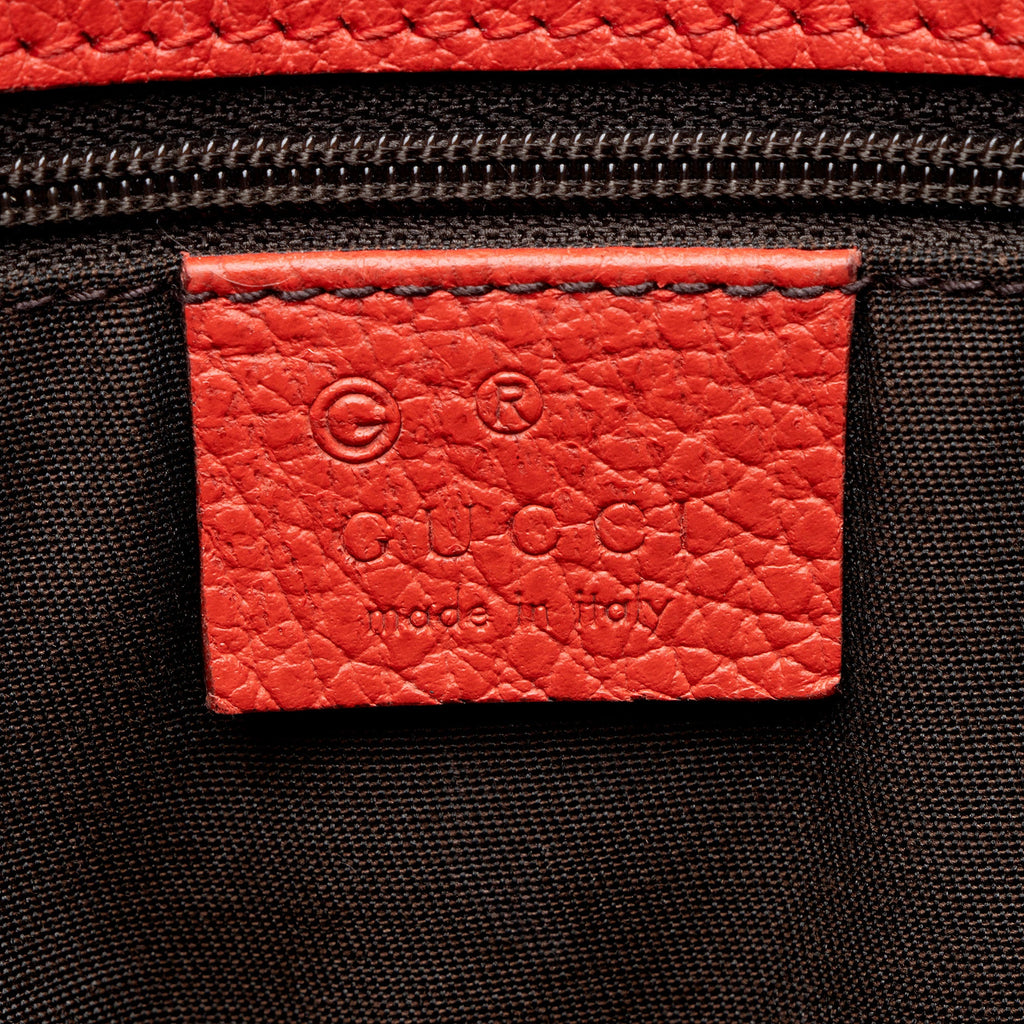 Gucci Calfskin Braided Handle Large Gifford Tote