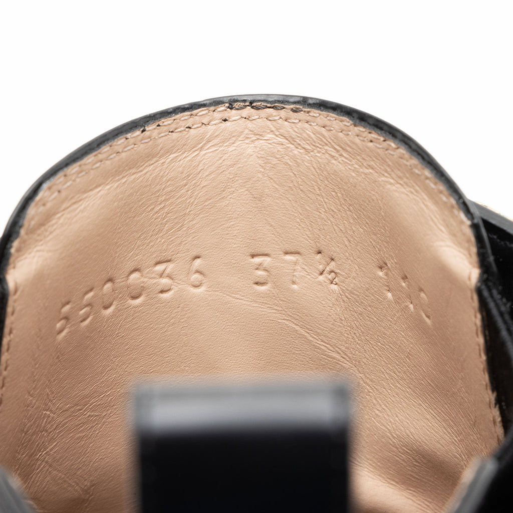 Gucci Calfskin Crystal Trip Chelsea Boots - Size 7.5 / 37.5