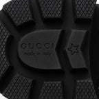 Gucci Calfskin Crystal Trip Chelsea Boots - Size 7.5 / 37.5