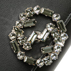 Gucci Calfskin Crystals Broadway Clutch