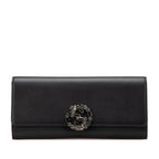 Gucci Calfskin Crystals Broadway Clutch
