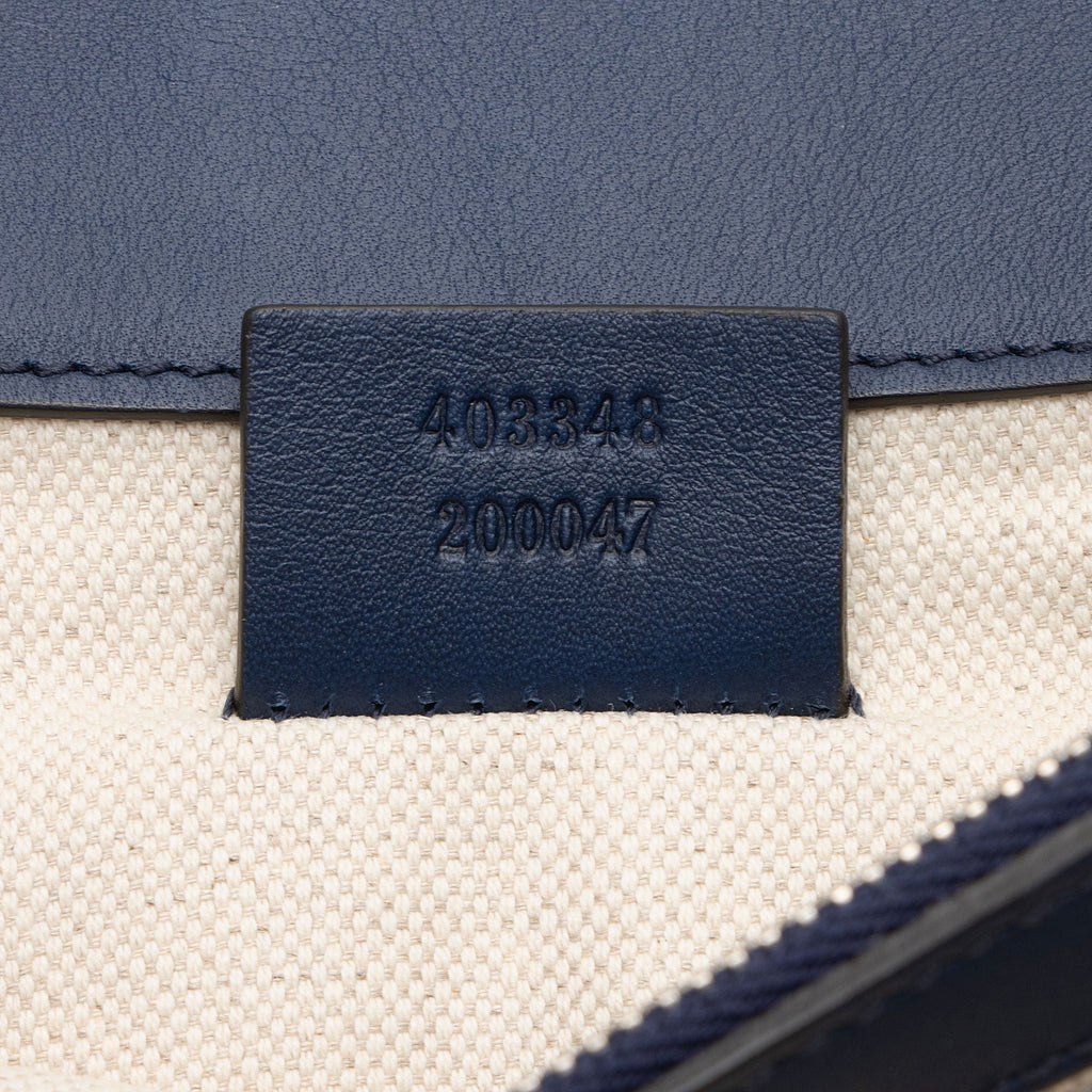 Gucci Calfskin Embroidered Dionysus Bee Medium Shoulder Bag