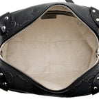 Gucci Calfskin GG Embossed Square Shoulder Bag (SHF-21568)