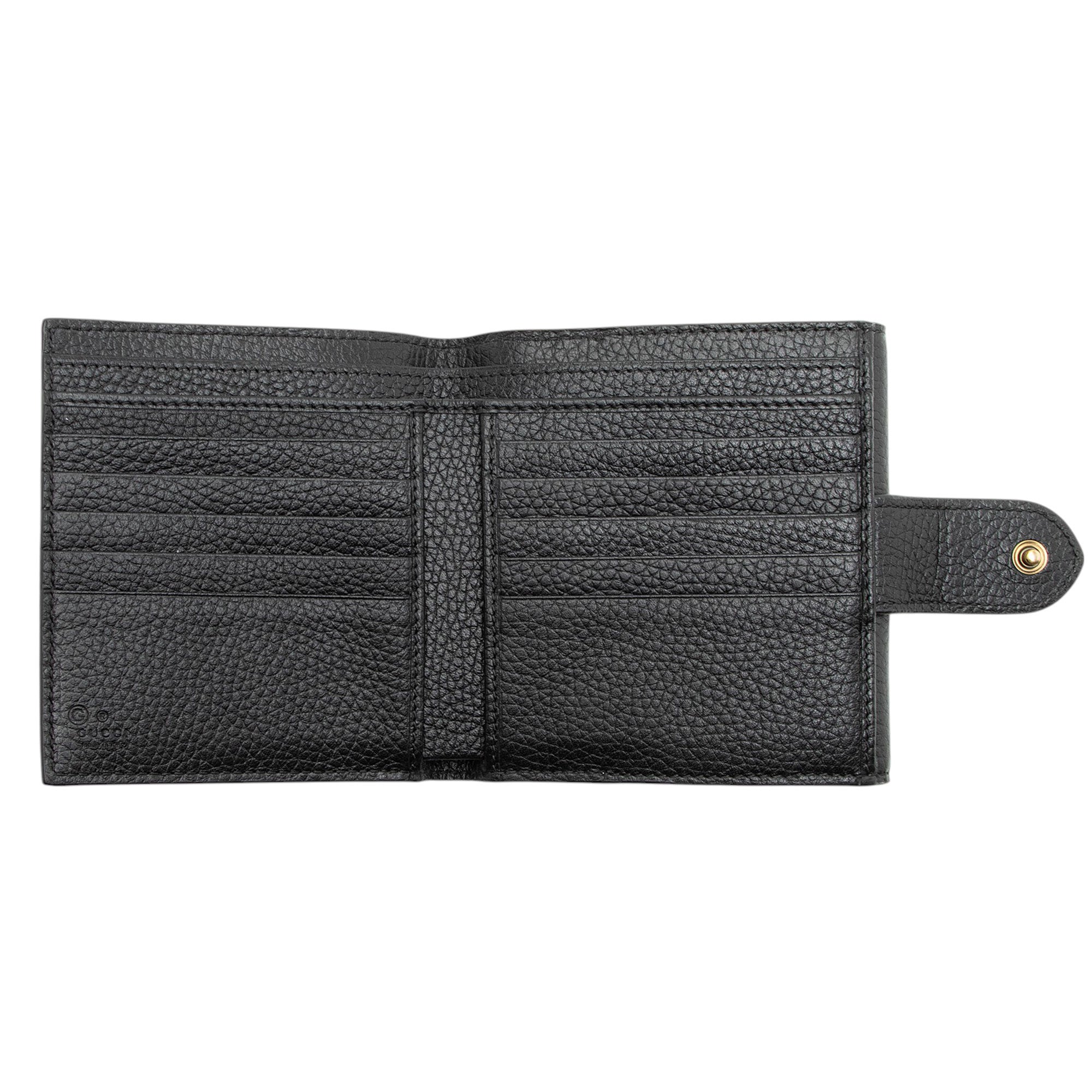 Gucci Calfskin GG Marmont French Wallet