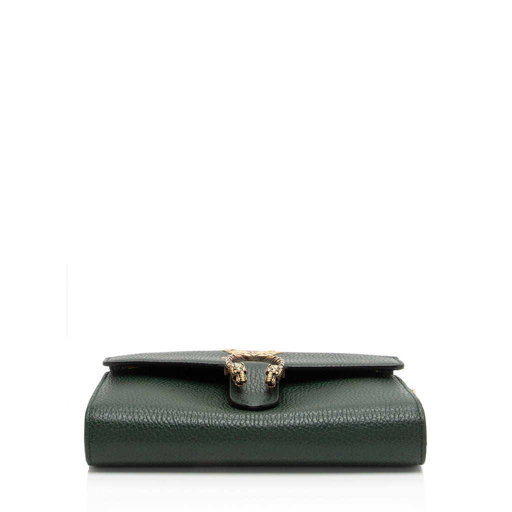 Gucci Calfskin Garden Dionysus Chain Wallet