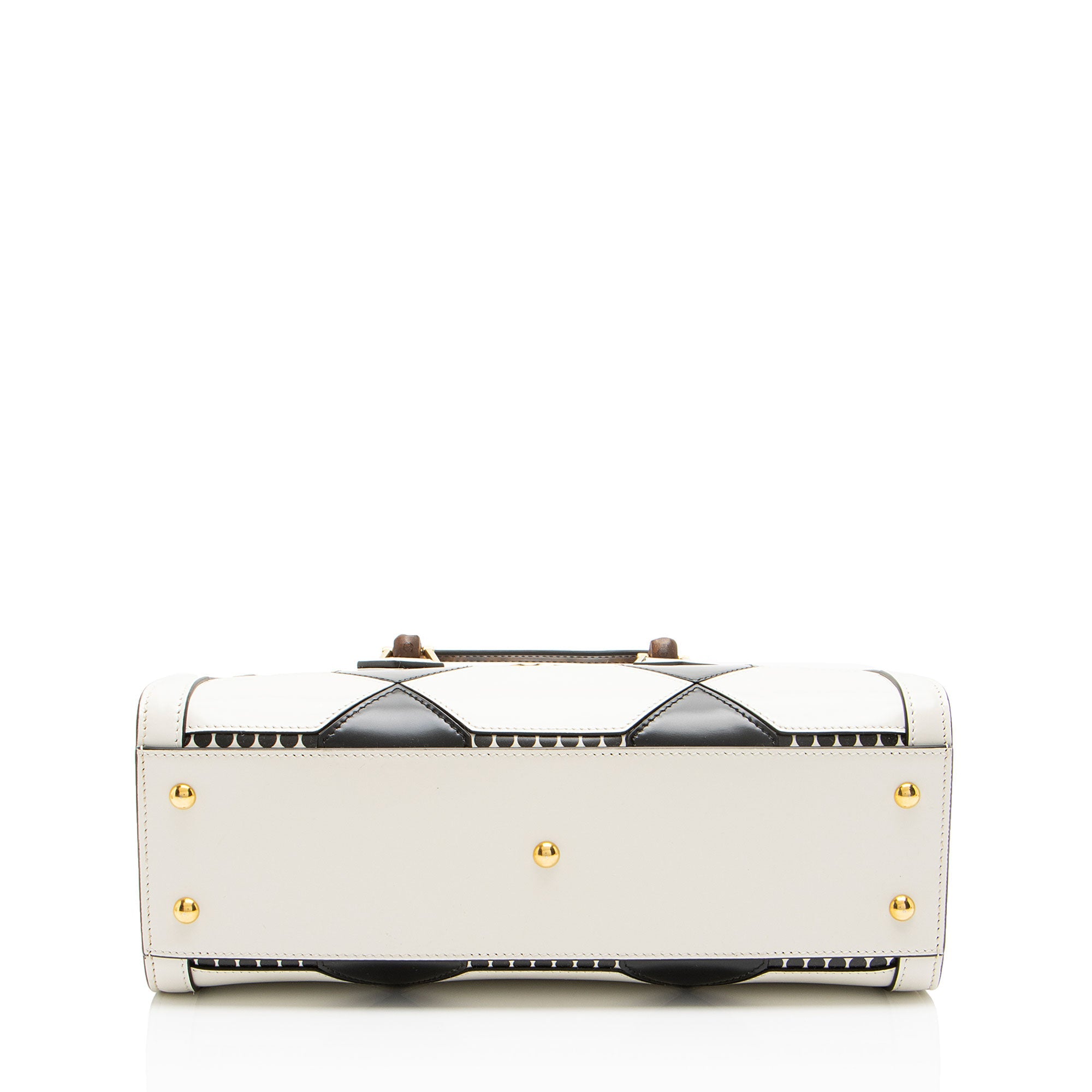 Gucci Calfskin Geometric Inlay Diana Small Tote (SHF-31a6lc)