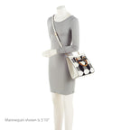 Gucci Calfskin Geometric Inlay Diana Small Tote (SHF-31a6lc)
