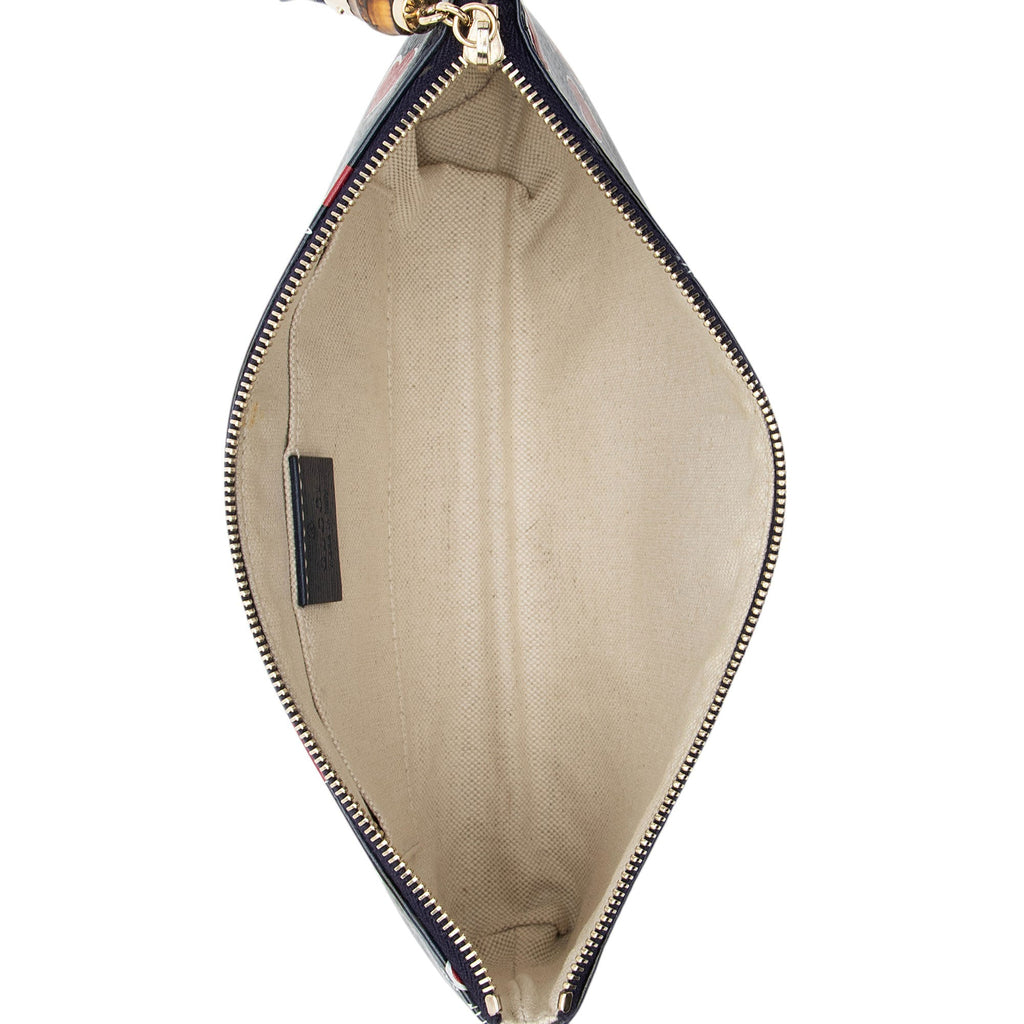 Gucci Calfskin Heartbeat Large Pouch