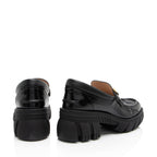 Gucci Leather Horsebit Lug Sole Loafers - Size 11 / 41