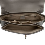 Gucci Calfskin Interlocking G Top Handle Medium Shoulder Bag (SHF-AHOWbQ)